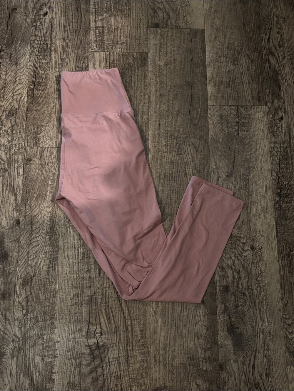 High-Waist Pink Leggings - Size Medium